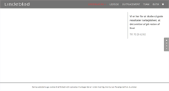 Desktop Screenshot of lindeblad.dk