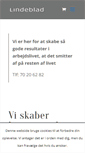 Mobile Screenshot of lindeblad.dk